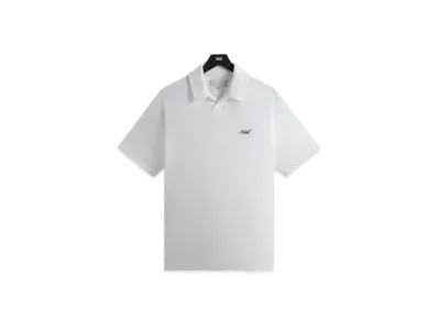 Kith Micro Waffle Drew Polo "White"