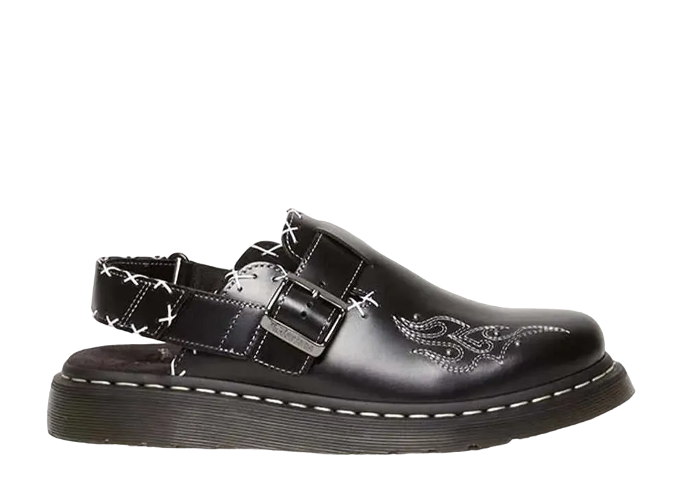 Dr.Martens Jorge 2 Gothic Americana Slingback Shoes "Black"