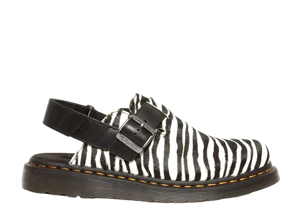 ドクターマーチン ジョージ2 スリングバック シューズ "ブラック/ホワイト"