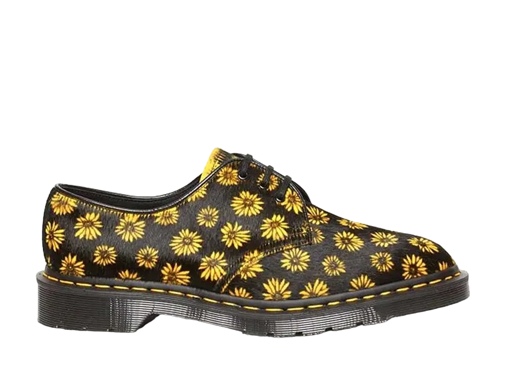 Dr.Martens MIE 1461 3-Eye Shoes "Flower/Black"