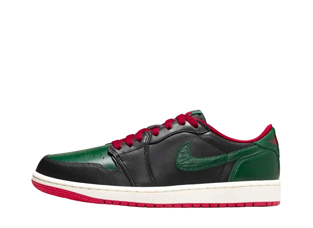 Nike Women's Air Jordan 1 Retro Low OG "Black and Gorge Green"