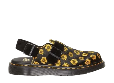 Dr.Martens MIE Jorge Buckle Mules "Flower/Black"