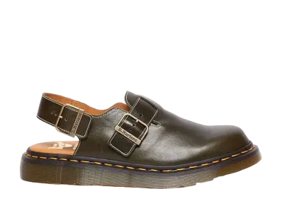 Dr.Martens MIE Jorge Buckle Mule Sandals "Dark Green"
