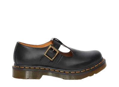 Dr.Martens Women's Polley T-Bar Shoes "Black"