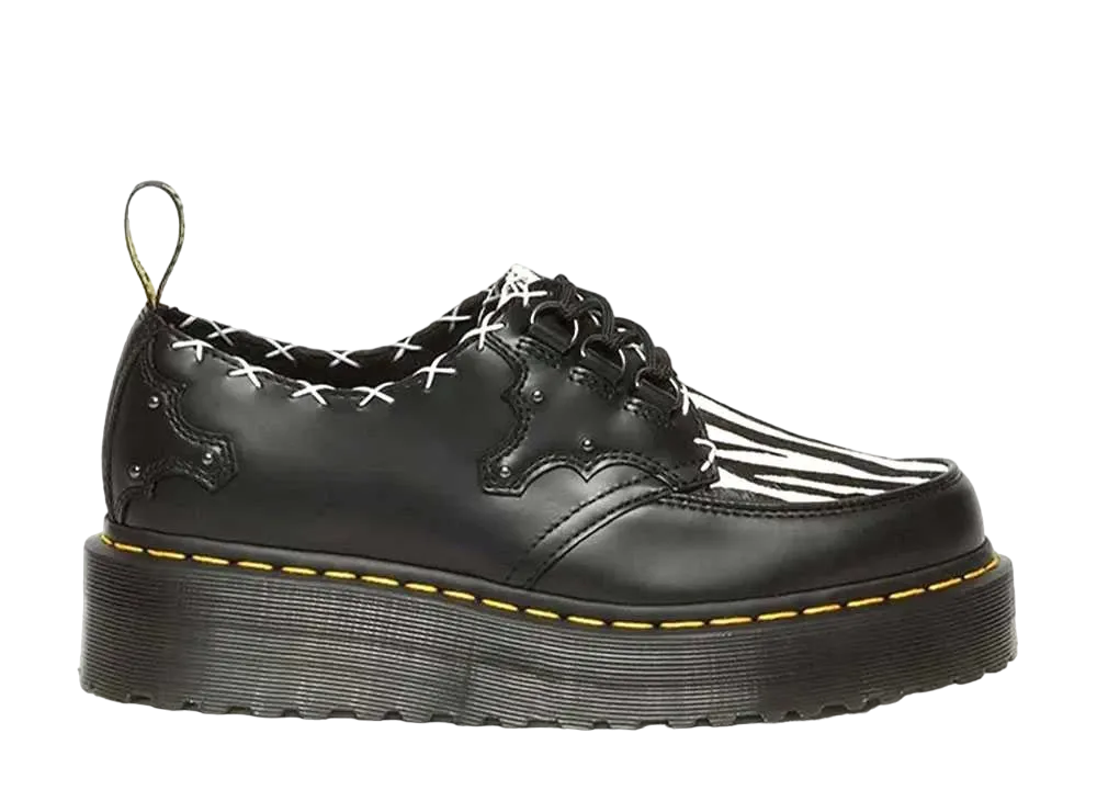 ドクターマーチン ラムジー クアッド 3ホール クリーパー シューズ "ブラック"