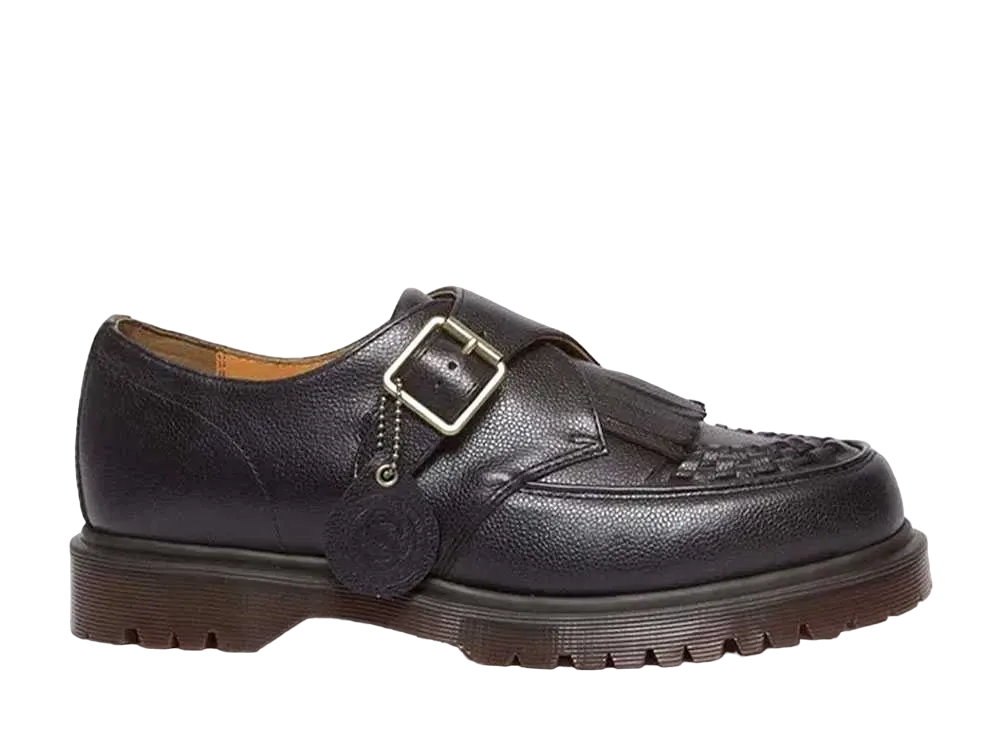 Dr.Martens Ramsey Quilted Monk Strap Shoes "Black"