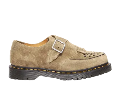 Dr.Martens Ramsey Quilted Monk Strap Shoes "Savannah Tan"