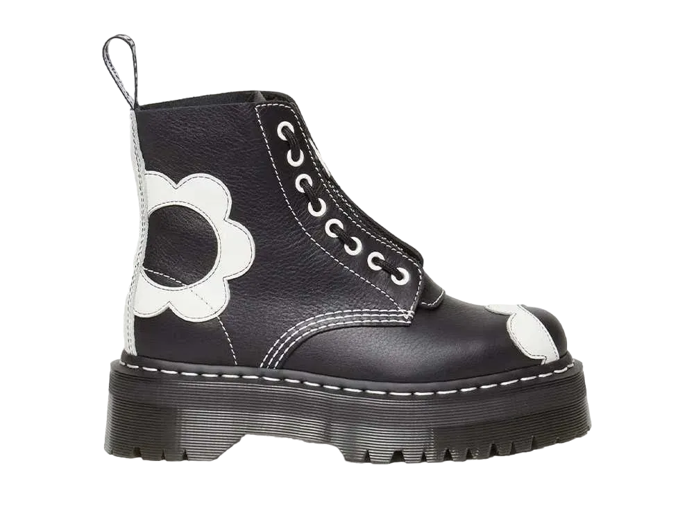 Dr.Martens Women's Sinclair Jungle Boots "Black/Opticalwhite"