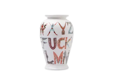 Supreme Alphabet Vase "White"