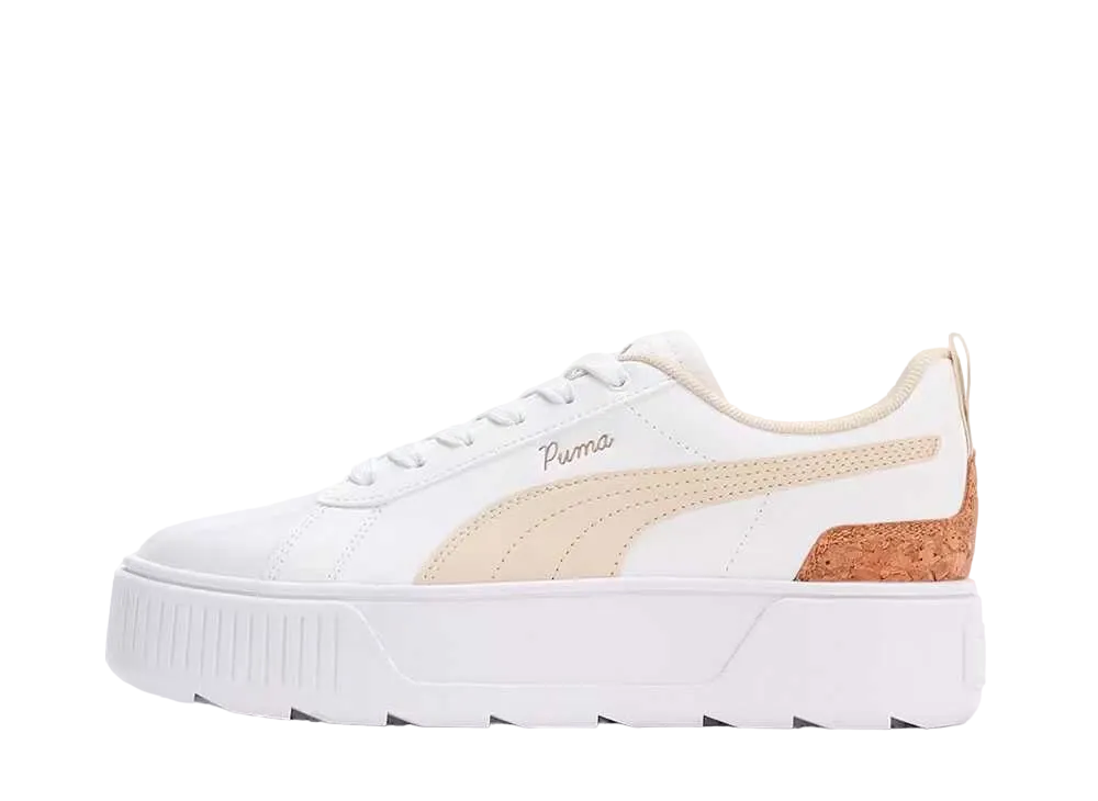 Puma Women's Karmen Cork "Puma White/Sugared Almond"