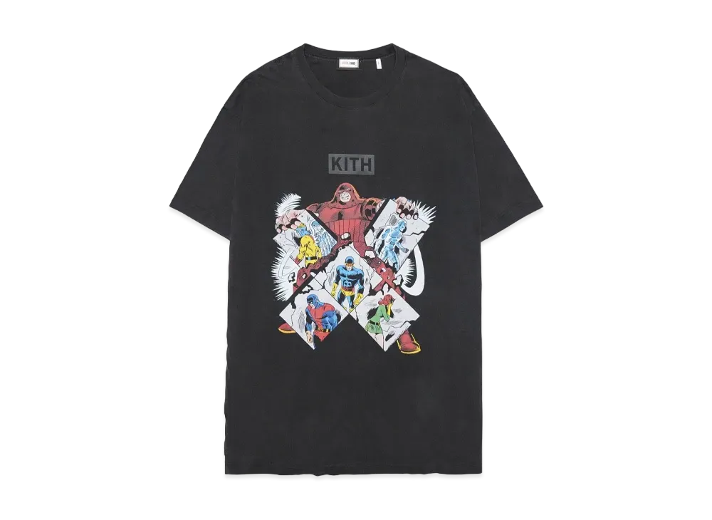 The Kith x Marvel X-Men Juggernaut Vintage Tee "Black"