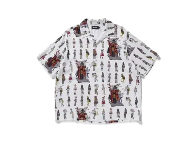 XLARGE LIFE PATTERN S/S SHIRT "WHITE"