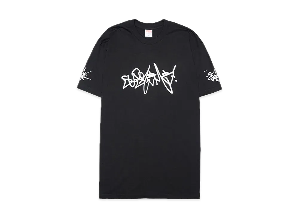 シュプリーム ラメルジー タグ Tシャツ "ブラック"