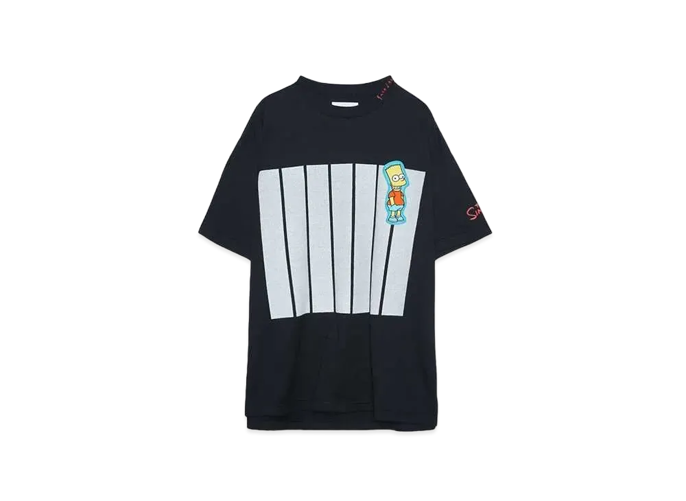 FACETASM The Simpsons/FACETASM 7BAR BIG TEE "BLACK"