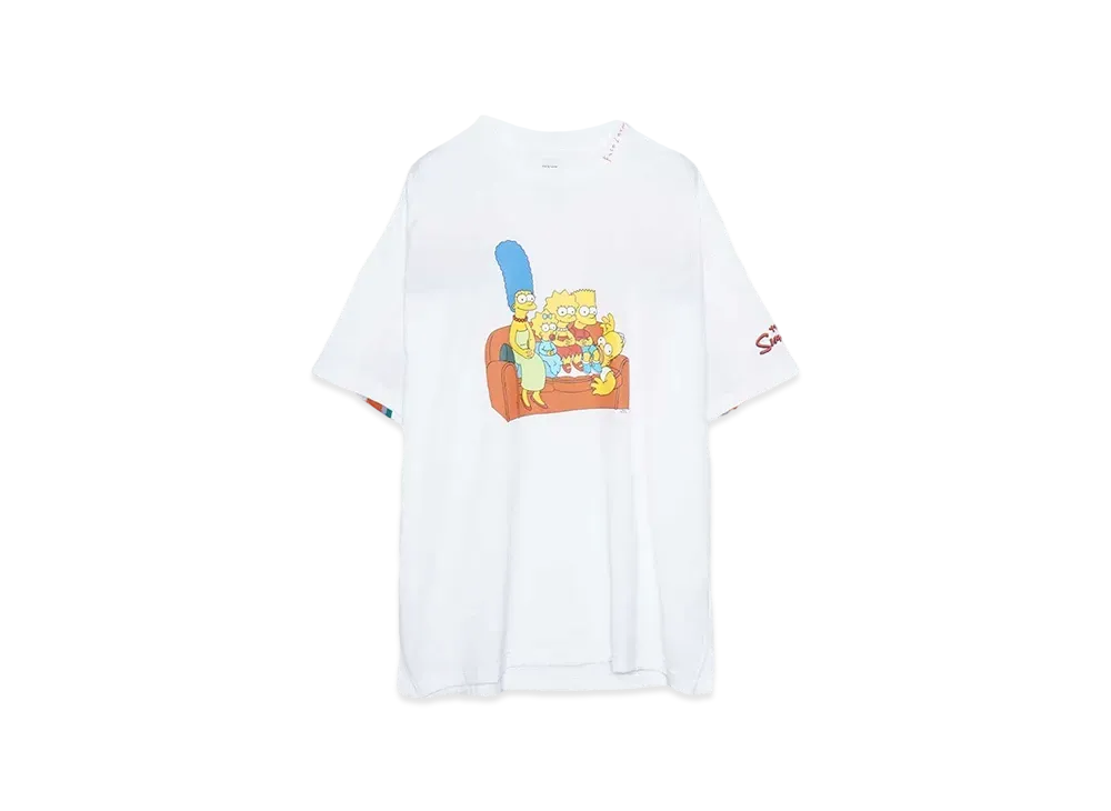 FACETASM The Simpsons/FACETASM RIB BIG TEE "WHITE"