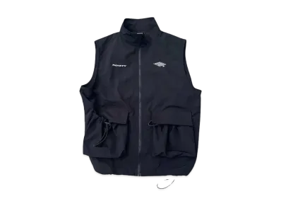 9090 Big Pocket Nylon Vest "BLACK"