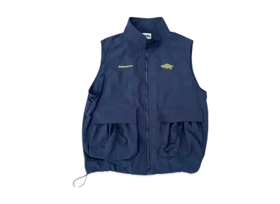 9090 Big Pocket Nylon Vest "NAVY"