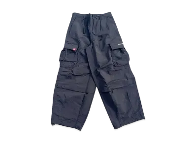9090 Big Pocket Nylon Pants "BLACK"