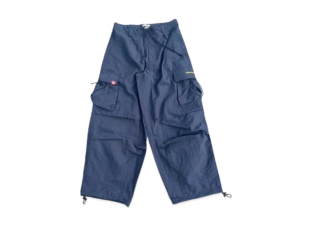 9090 Big Pocket Nylon Pants "NAVY"