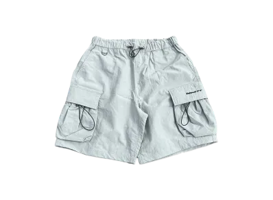 9090 Big Pocket Nylon Pants Half Pants "GRAY"