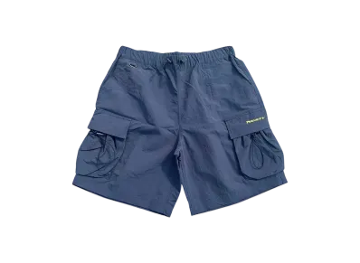 9090 Big Pocket Nylon Pants Half Pants "NAVY"