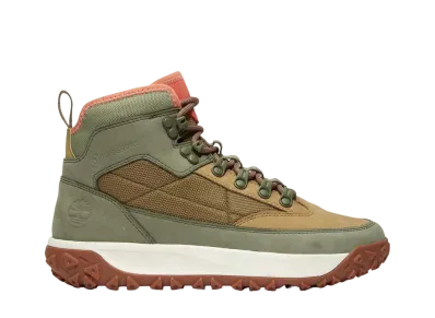 Timberland Women's Greenstride Motion 6 Mid Lace Up Waterproof Hiking Boot "Dark Green"