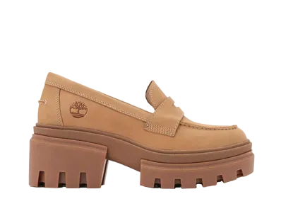 Timberland Women's Everleigh Loafer Shoes "Light Beige"