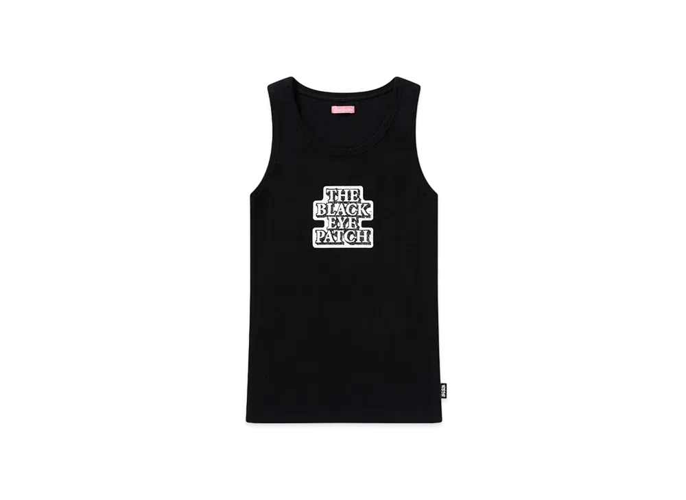 BlackEyePatch OG Label Ribbed Tank "Black"
