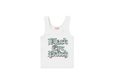 BlackEyePatch Blackletter Airbrush Tank "White"