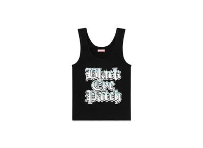 BlackEyePatch Blackletter Airbrush Tank "Black"