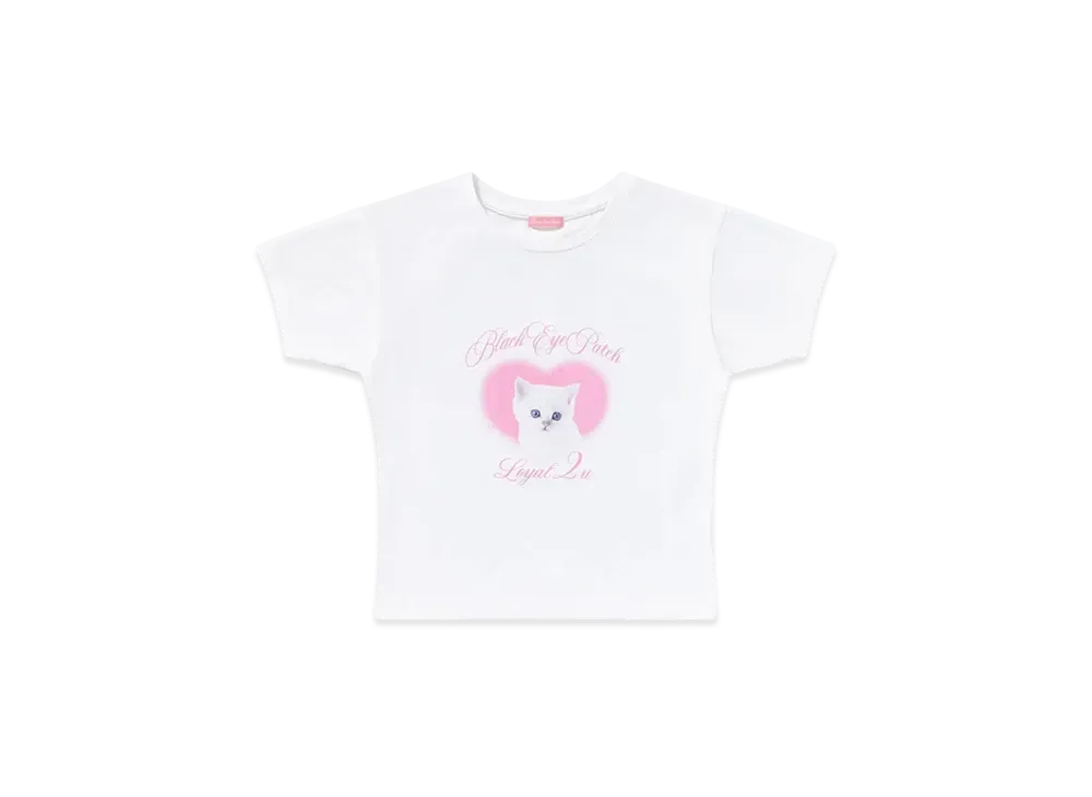 BlackEyePatch Loyal 2 U Baby Tee "White"