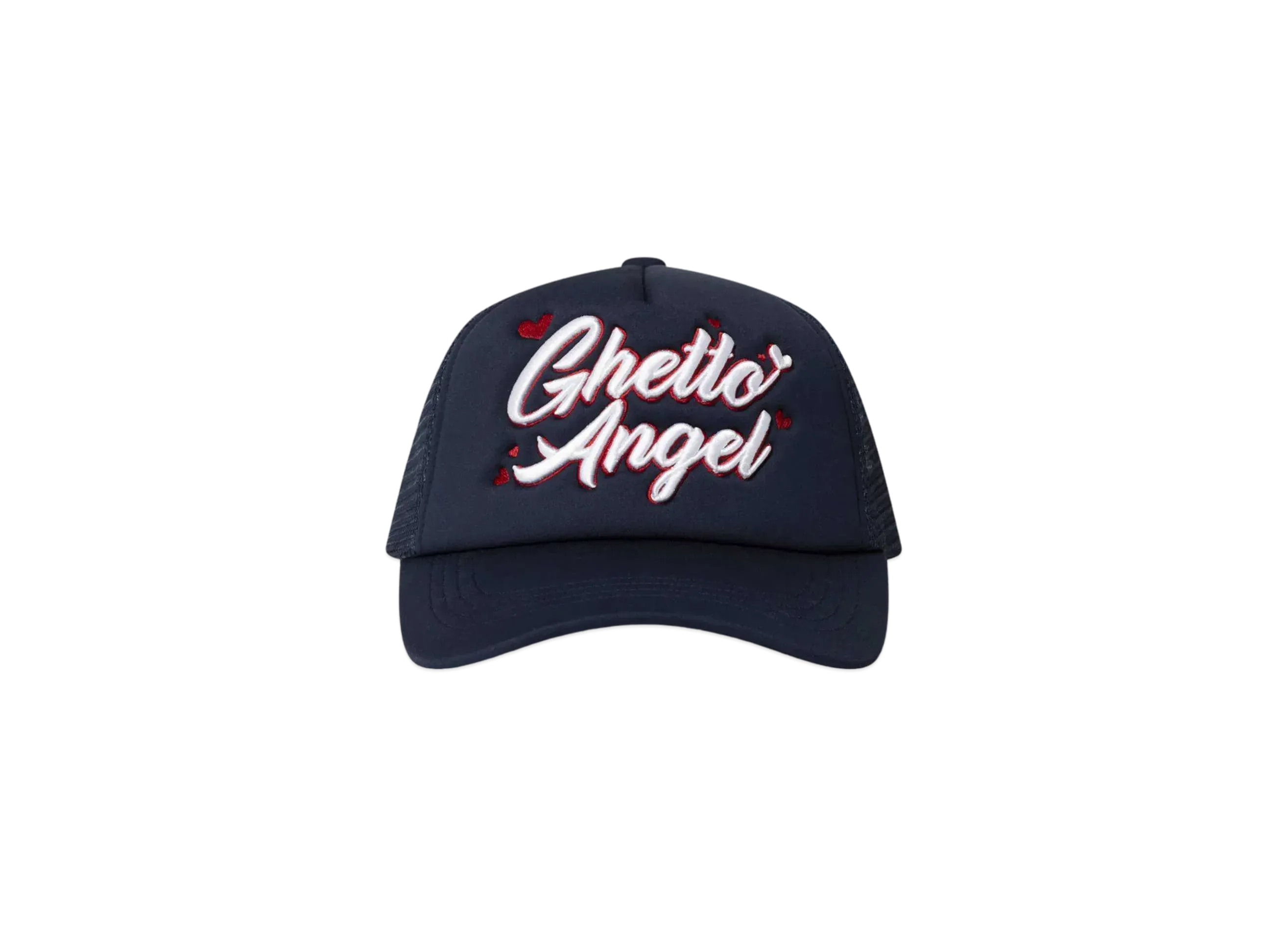 BlackEyePatch Ghetto Angel Embroidered Mesh Cap "Navy"
