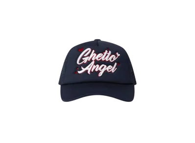 BlackEyePatch Ghetto Angel Embroidered Mesh Cap "Navy"