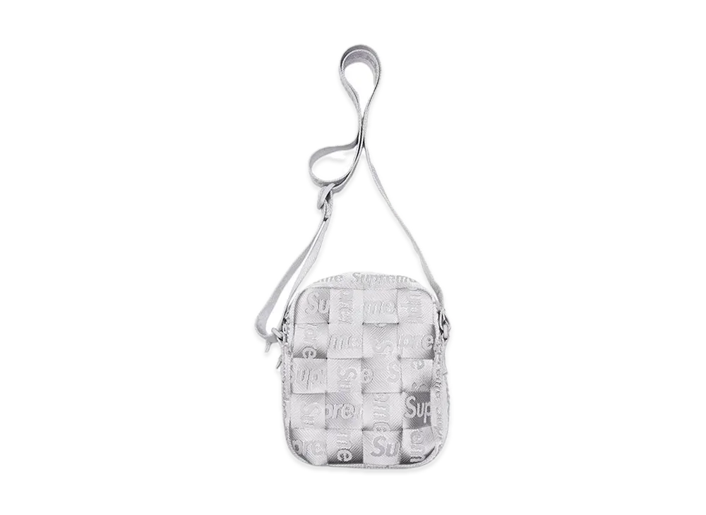Supreme Woven Shoulder Bag "Grey" (24SS)