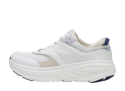 Hoka Bondi L "White/Bellwether Blue"