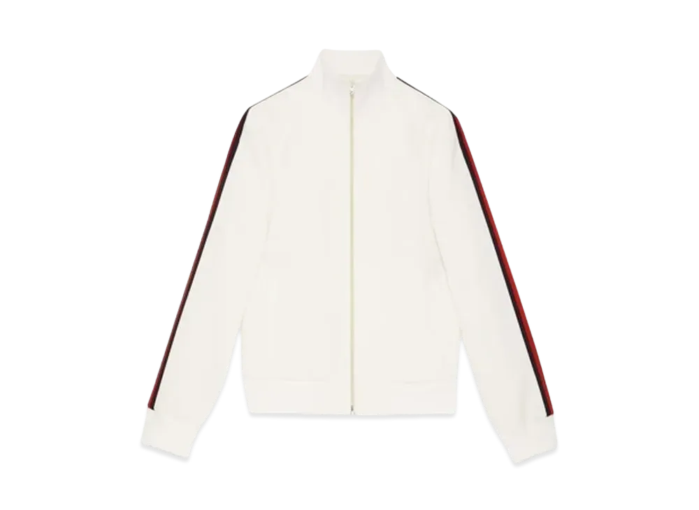 GUCCI Fluid Drill Zip Jacket "Off White"