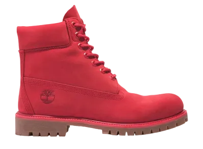 Timberland Premium 6inch Waterproof Boot "Medium Red"