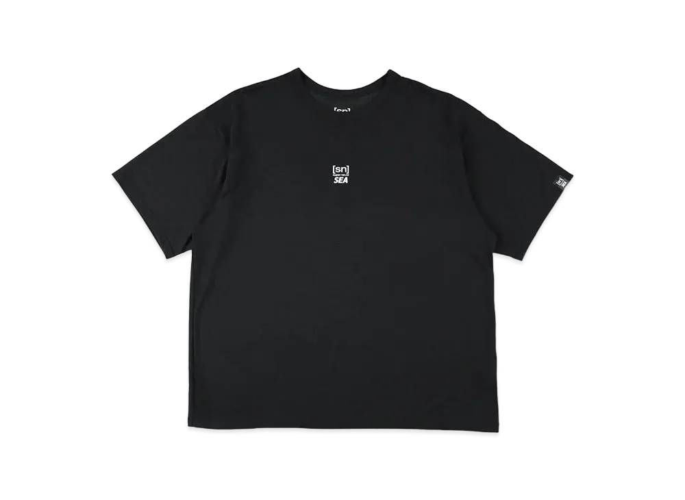 WIND AND SEA x [sn]super.natural Print Tee "Black"