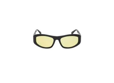 Stussy Landon Sunglasses "Black / Yellow Lens"