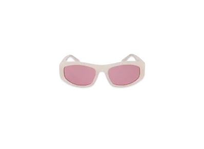Stussy Landon Sunglasses "Cream / Pink Lens"