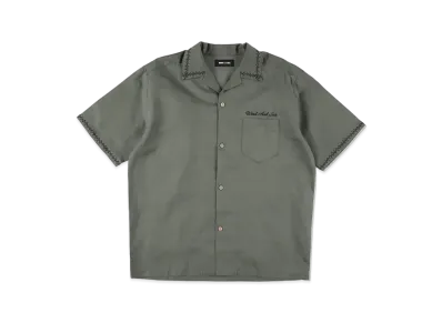 WIND AND SEA Stitch Linen S/S Shirt "Khaki"