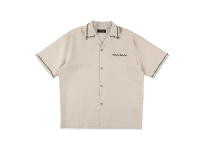 WIND AND SEA Stitch Linen S/S Shirt "Natural"
