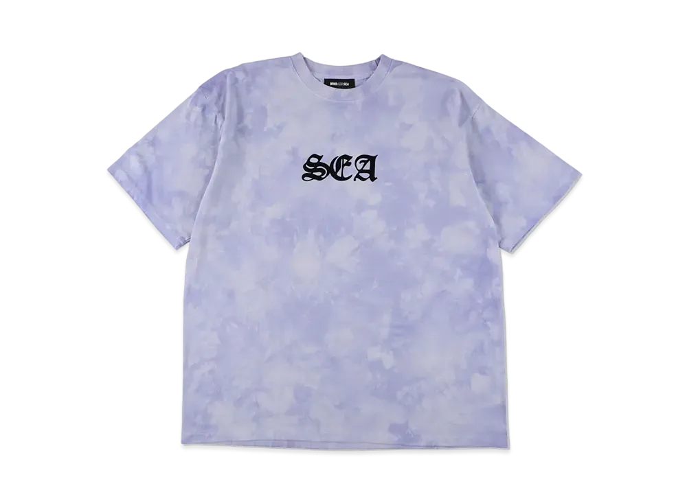 WIND AND SEA Tie-Dye Logo S/S Tee "Purple"