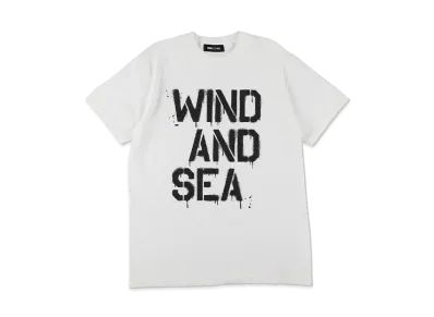 WIND AND SEA Spray Logo S/S Tee "White"