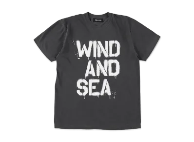 WIND AND SEA Spray Logo S/S Tee "Black"