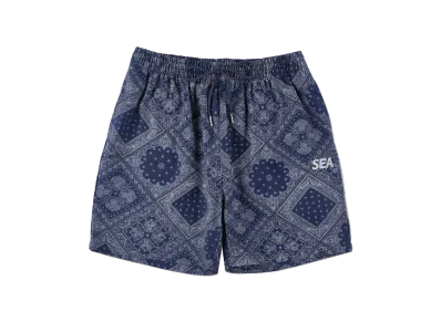 WIND AND SEA Paisley Short "Navy"