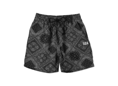 WIND AND SEA Paisley Short "Black"