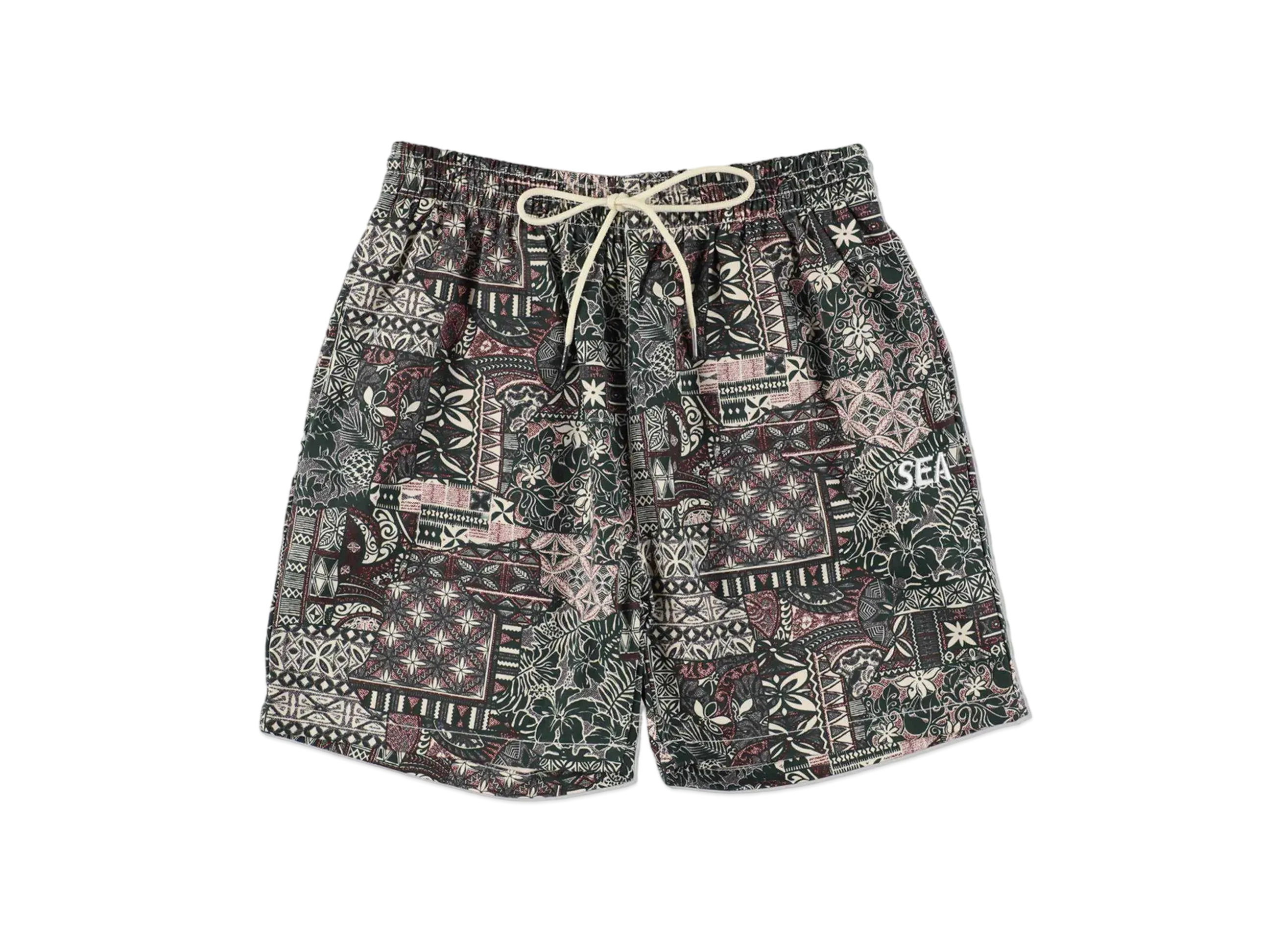 WIND AND SEA Flower Pattern Short "Green"