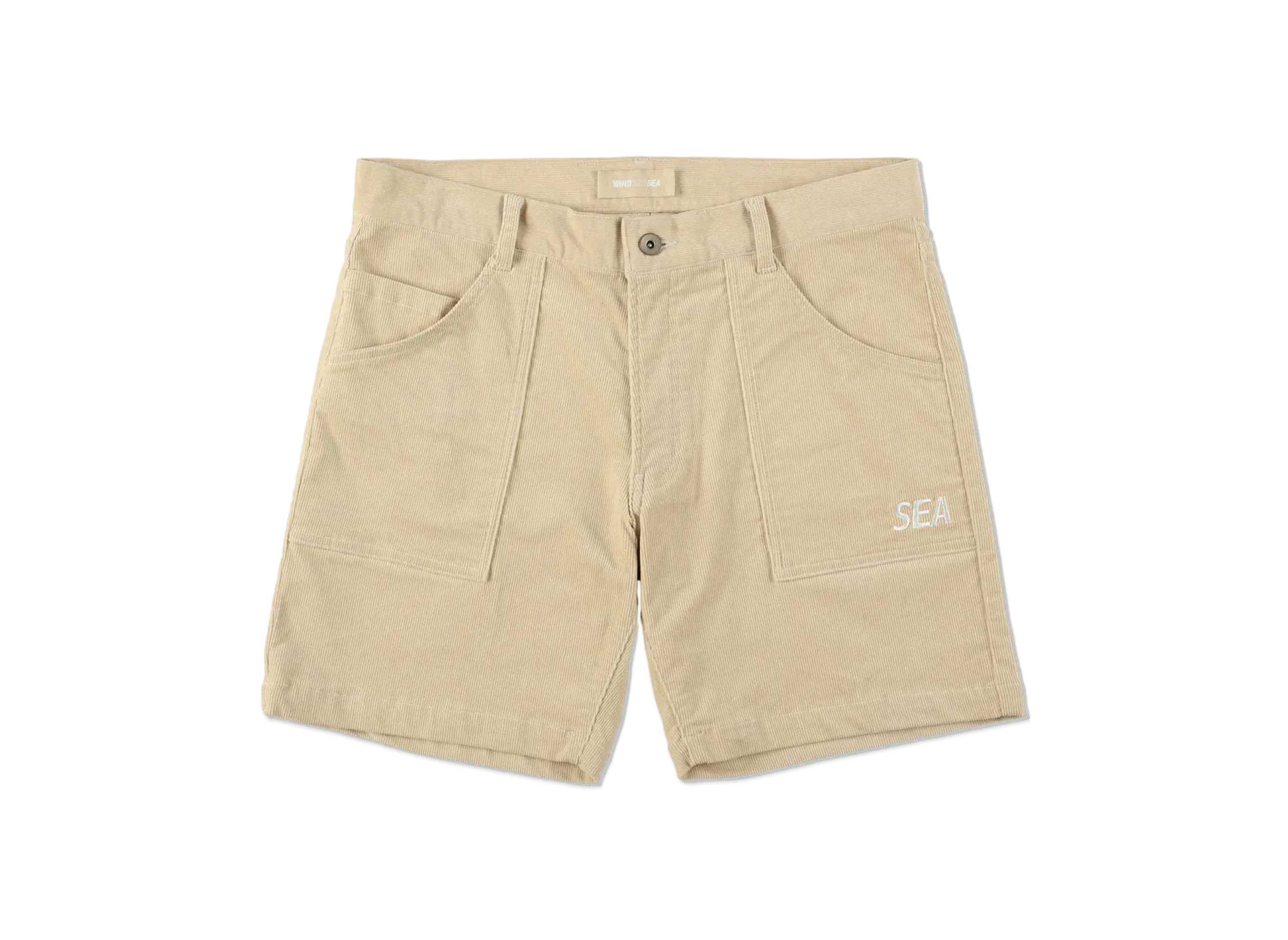 WIND AND SEA Sea Corduroy Short "L Beige"