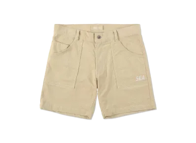 WIND AND SEA Sea Corduroy Short "L Beige"